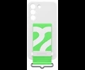 Samsung S22 Silicone Cover with Strap White