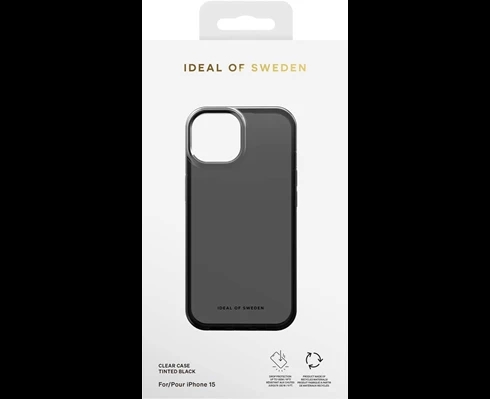 IDEAL OF SWEDEN IDEAL CLEAR CASE IPHONE 15 TINTED BLACK