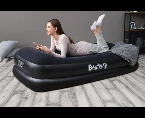 Bestway '75'' x 38'' x 18''/1.91m x 97cm x 46cm Tritech Air Mattress Twin Built-in AC pump'