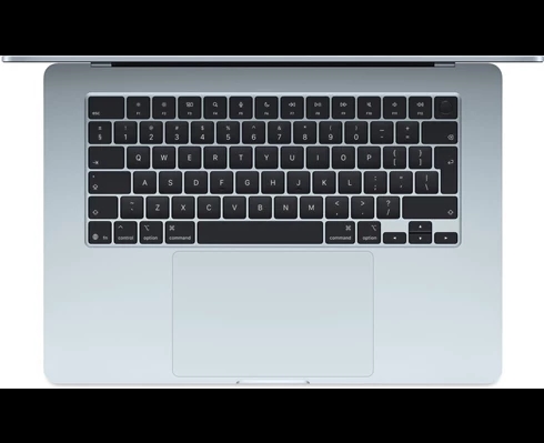 Apple 15-inch MacBook Air: Apple M4 chip with 10-core CPU and 10-core GPU, 16GB, 256GB SSD - Sky Blue