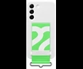 Samsung S22 Silicone Cover with Strap White