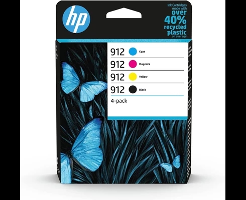 HP HP 912 C/M/Y/K Ink Cartridges 4-pack