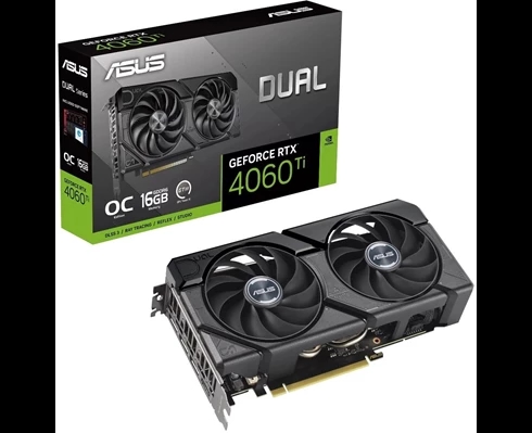 ASUS Dual GeForce RTX™ 4060 Ti EVO OC Edition 16GB GDDR6
