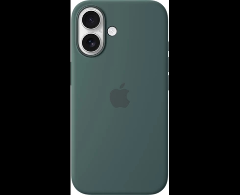 Apple iPhone 16 Silicone Case with MagSafe - Lake Green