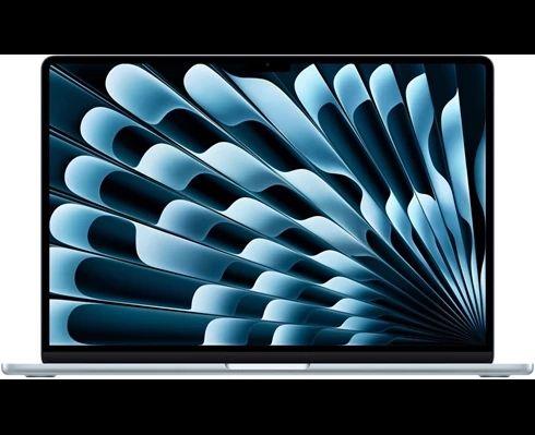 Apple 15-inch MacBook Air: Apple M4 chip with 10-core CPU and 10-core GPU, 16GB, 512GB SSD - Sky Blue