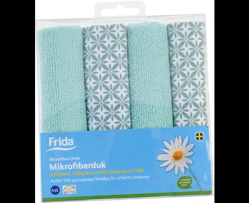 Frida Microfiber cloth pattern, 4-p