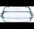 Pyrex Glass container 40x25x6,5 cm