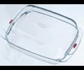 Pyrex Glass container 40x25x6,5 cm