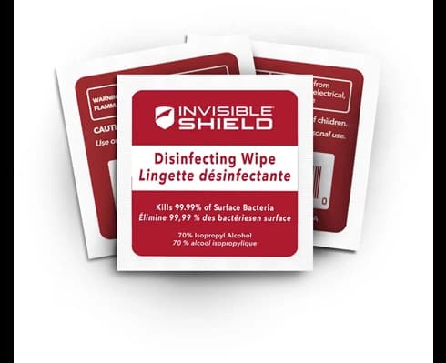 ZAGG IinvisibleShield AntiMicrobial Wet Wipes 10-Pack