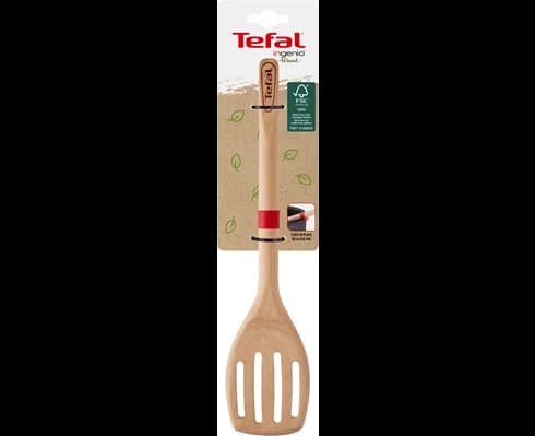 Tefal Ingenio Wood Slotted angle spatula