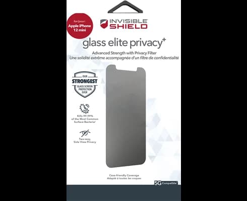 ZAGG InvisibleShield Glass Elite Privacy+ Apple iPhone 12 Mini