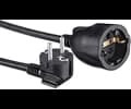 Andersson Extension cord textile black 3m