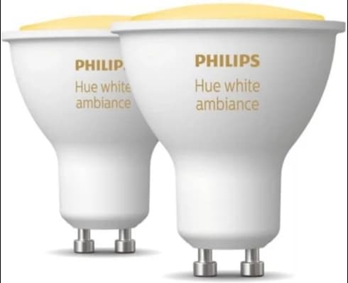 Philips Hue White Ambiance BT 6W GU10 2P EUR