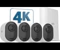 Arlo Ultra 2 spotlight camera - 4-pack Vit