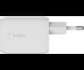 Belkin 65W Dual USB-C GaN charger white