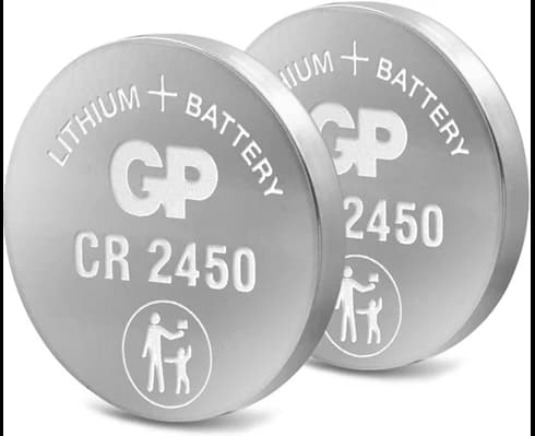 GP Knappcell Litium CR2450 2-pack