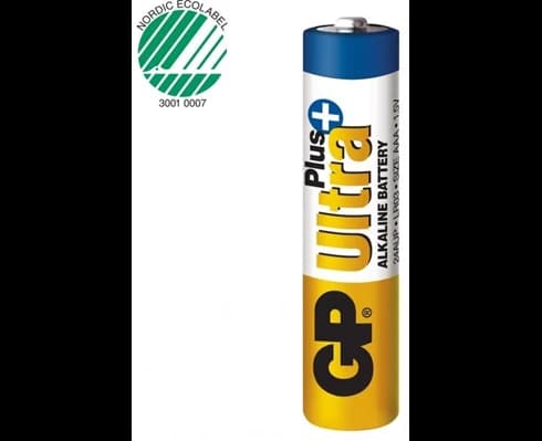 GP Ultra Plus Alkaline AAA batteri, 24AUP/LR03, 4-pack