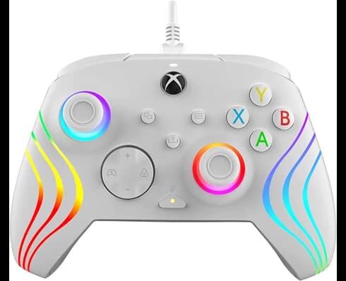 PDP Afterglow Wave Wired Controller - White