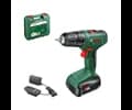 Bosch EasyDrill 18V-40 (1x 2,0Ah) + AL18V-20 in carrying case