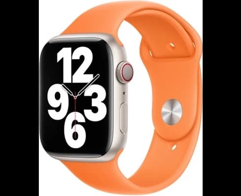 Apple 45mm Bright Orange Sport Band