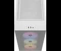 Corsair 3000D RGB Tempered Glass Mid-Tower - White