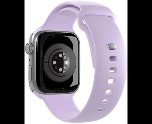 Puro Silicone watchband for Apple Watch 42–44–45-49 mm, lavender