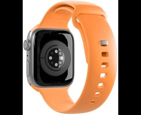 Puro Silicone watchband for Apple Watch 38–40–41 mm, light orange