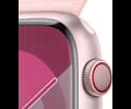 Apple Watch Series 9 GPS 45mm Pink Aluminium Case with Light Pink Sport Loop