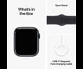 Apple Watch Series 9 GPS 45mm Midnight Aluminium Case with Midnight Sport Band - S/M