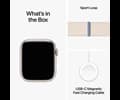 Apple Watch Series 9 GPS 45mm Starlight Aluminium Case with Starlight Sport Loop