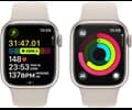 Apple Watch Series 9 GPS + Cellular 45mm Starlight Aluminium Case with Starlight Sport Band - M/L