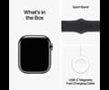 Apple Watch Series 9 GPS + Cellular 41mm Graphite Stainless Steel Case with Midnight Sport Band - S/M