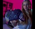 PDP Afterglow Wave Wireless Controller - Purple