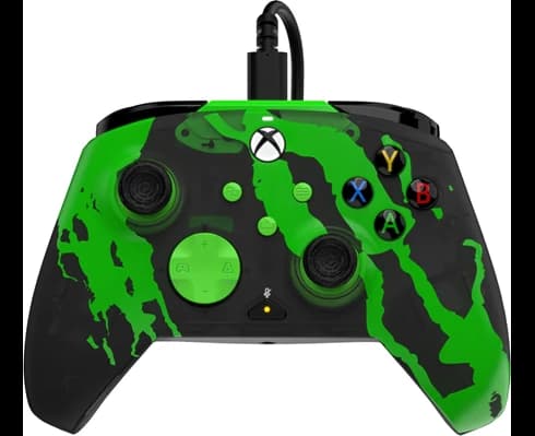 PDP Rematch Wired Controller - Jolt Green (Glow In Dark)