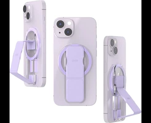 CLCKR CLCKR Clear Compact Magsafe Stand Lilac