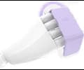 CLCKR CLCKR Clear Compact Magsafe Stand Lilac