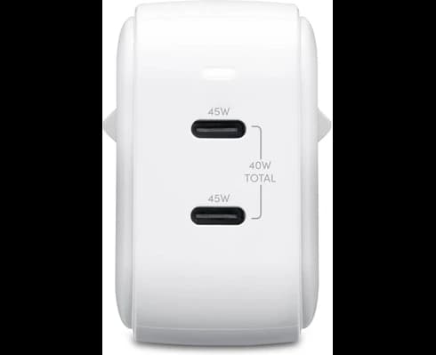 Andersson WLC-G2300 - Wall Charger PD 45W 2xUSB-C White