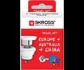 SKROSS Combo Travel adapter for travellers to Australia   China