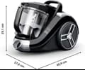 OBH Nordica Compact Power XXL Bagless Vacuum Cleaner