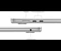 Apple 15-inch MacBook Air: Apple M3 chip with 8-core CPU and 10-core GPU, 8GB, 512GB SSD - Silver