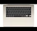 Apple 15-inch MacBook Air: Apple M3 chip with 8-core CPU and 10-core GPU, 8GB, 512GB SSD - Starlight