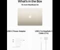 Apple 15-inch MacBook Air: Apple M3 chip with 8-core CPU and 10-core GPU, 16GB, 512GB SSD - Starlight