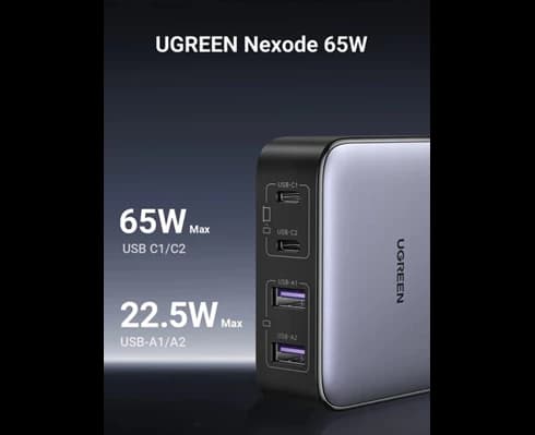 UGREEN Ugreen Nexode 65W GaN Desktop Charger