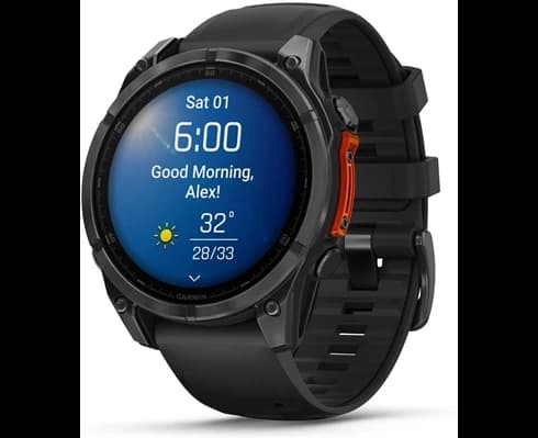 Garmin Fenix 8 AMOLED 47mm, Slate Gray Steel/Black