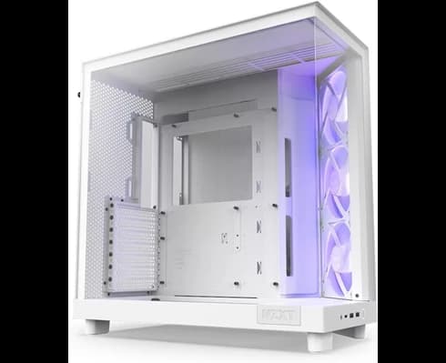 NZXT H6 Flow RGB Dual Chamber White 