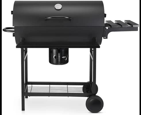 ON BBQ Barrel Charcoal Grill