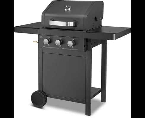 ON BBQ Gas Grill 3 Burner 48x40cm