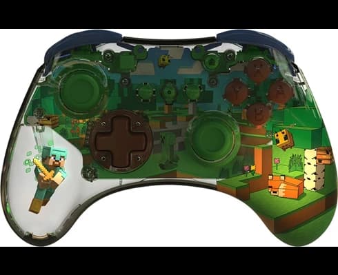 PDP REALMz - Wireless Controller - Minecraft Forest Biome