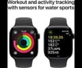 Apple Watch Series 10 GPS 42mm Jet Black Aluminium Case with Black Sport Band - S/M