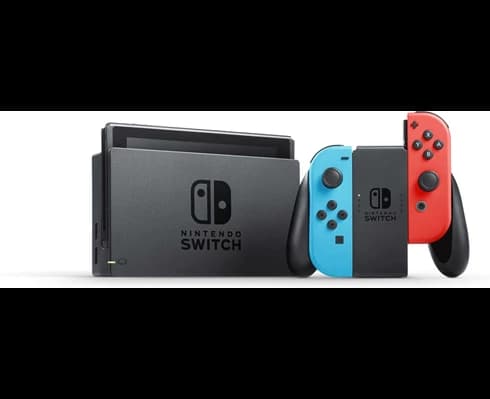 Nintendo Switch Neon Red/Neon Blue ink. Switch Sports